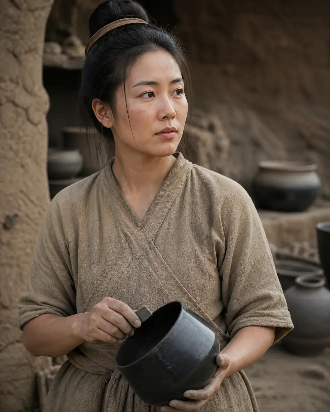 Imagen contextual para Hei, reconstrucción ficticia de Alfarera de Longshan