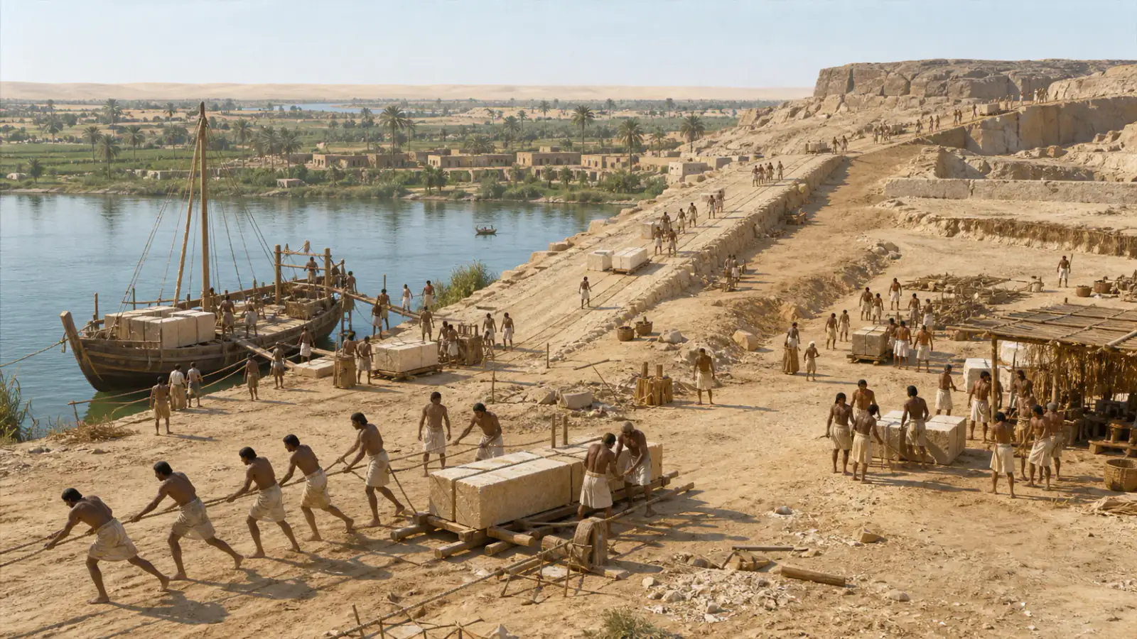 Imagen de Giza: logística antes que misterio