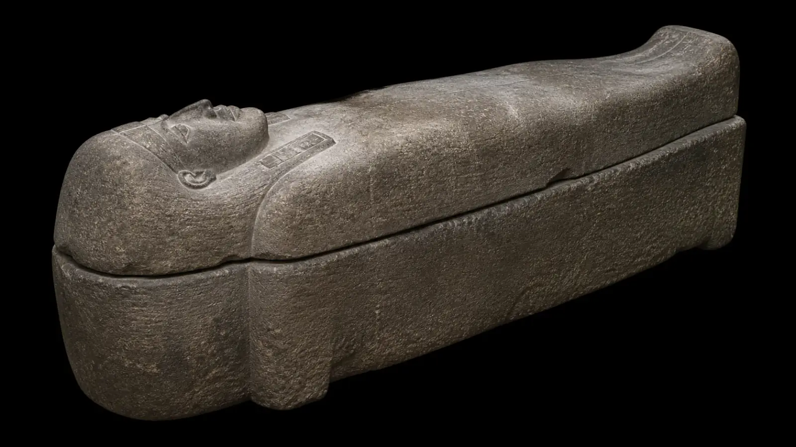 Imagen contextual de Un rey de Sidón en piedra llegada de Egipto para el conjunto Sarcófago de Eshmunazar