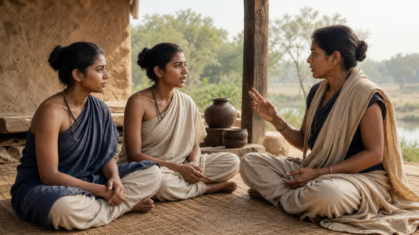 Recreación histórica específica de Conservar un texto sin depender de un manuscrito, Origen en el norte de India; escuelas supervivientes en varias regiones, Desde la composición védica; tradición viva documentada en el presente