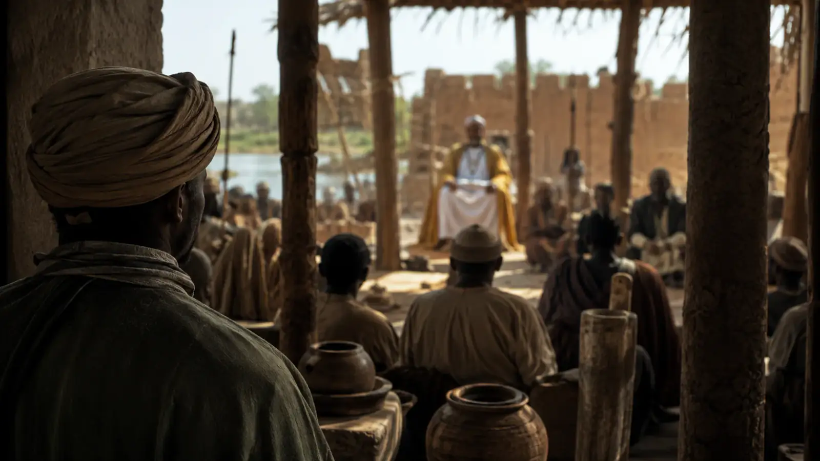 Propuesta visual para Mansa Sulayman, Corte de Mali, localización exacta discutida