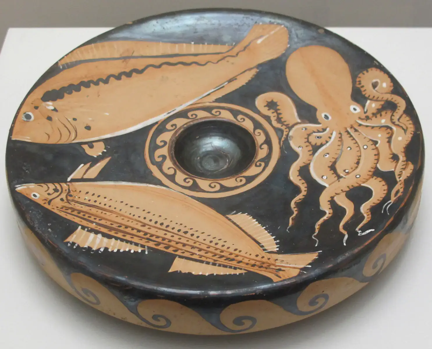 Campania, piatto per pesce, 325-290 ac. ca Grassimuseum Lipsia