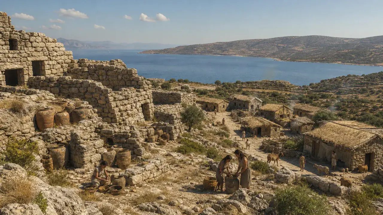 Recreación histórica específica de Cuando se olvidó una escritura, Grecia continental, Creta e islas del Egeo, ca. 1200–1100 a. C.