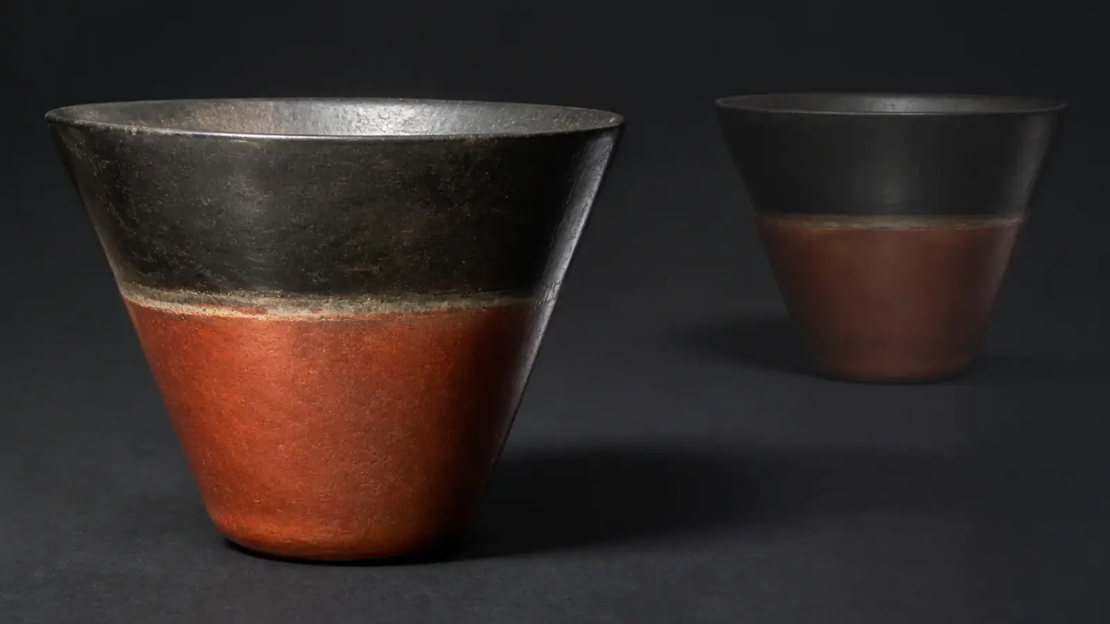 Recreación histórica específica de Un vaso nubio hallado en Abydos, Hallado en Abydos, Egipto; producción Kerma, Sudán, ca. 1802–1640 a. C.
