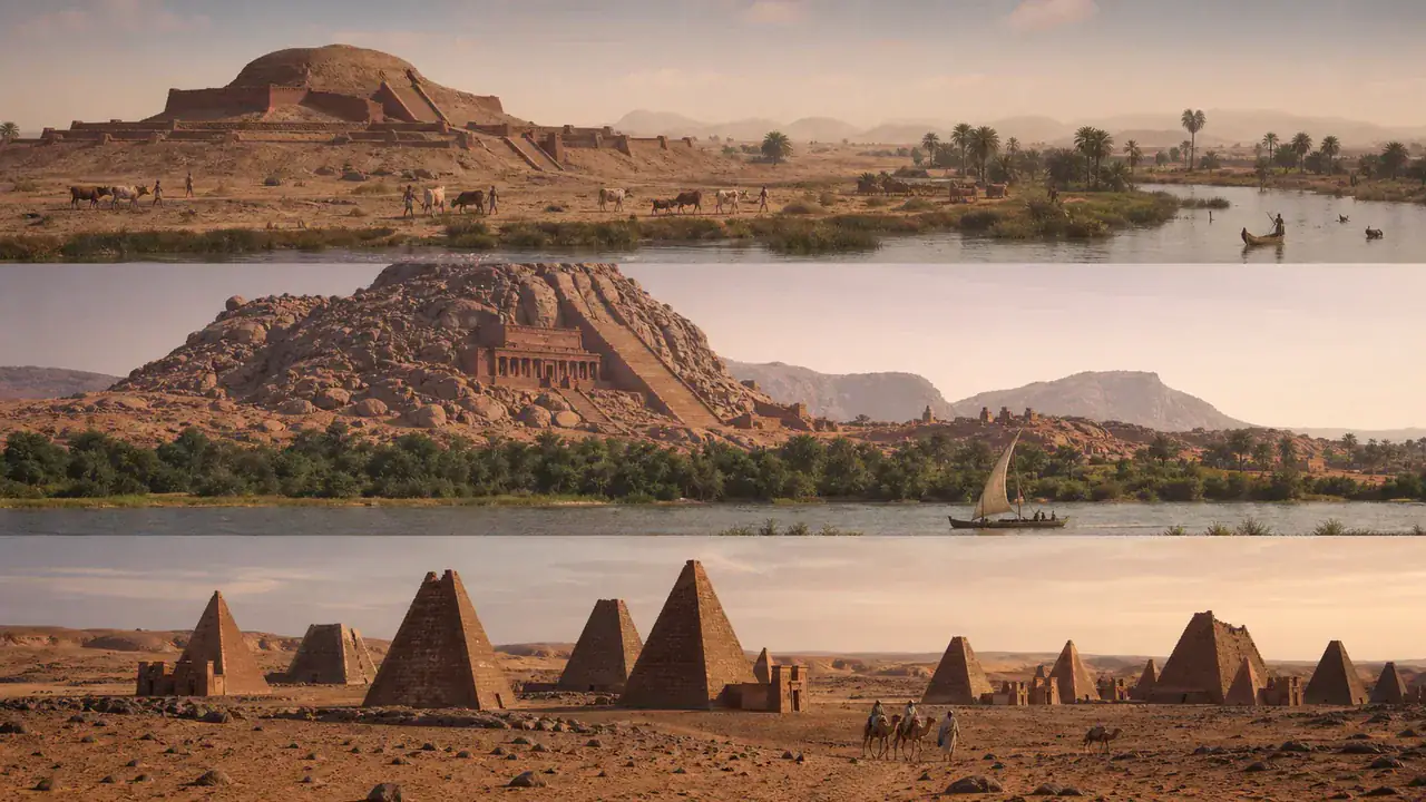 Recreación histórica específica de Dos reinos, no un nombre continuo, Nubia y valle medio del Nilo, ca. 2500 a. C.–350 d. C.