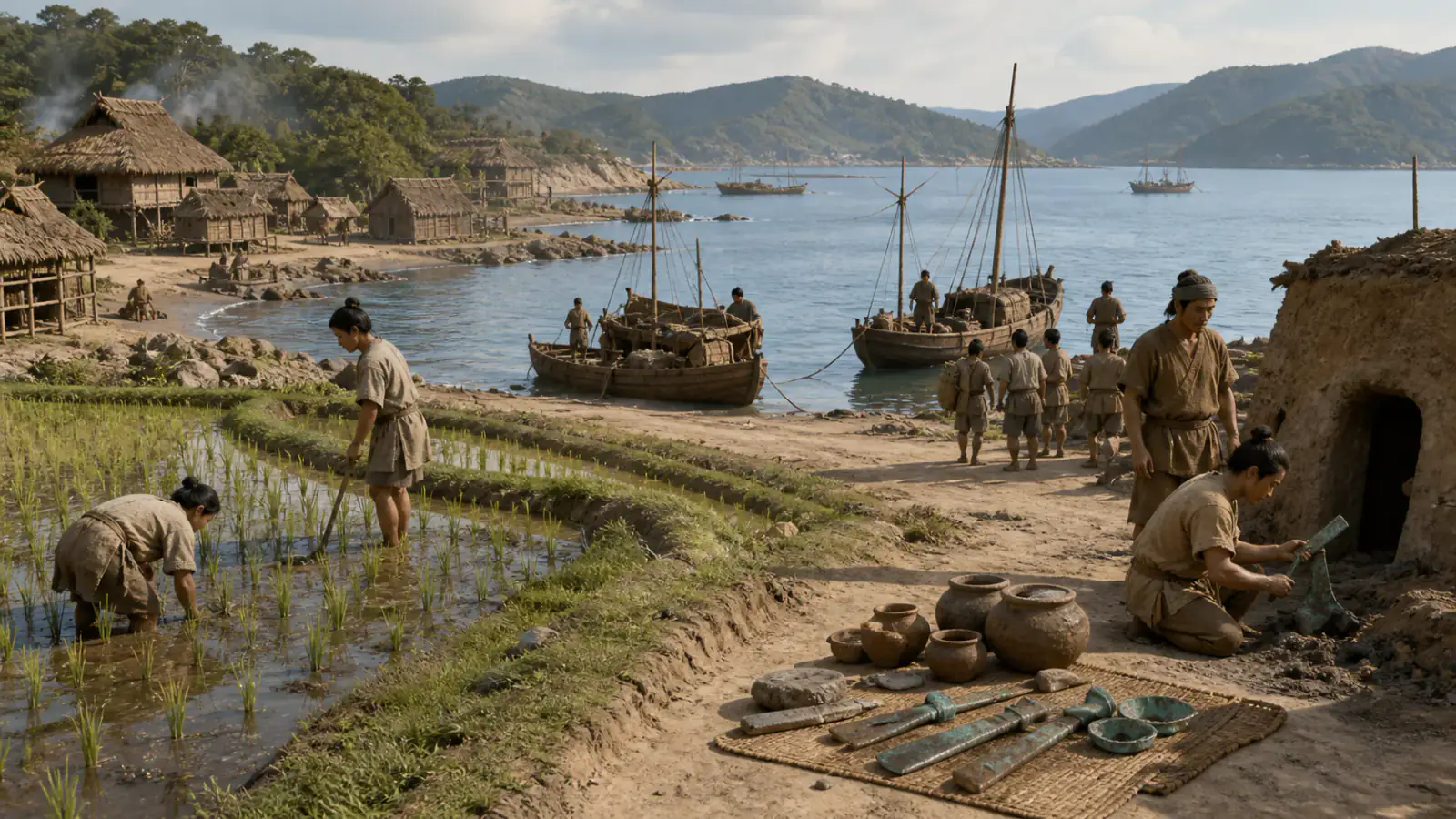 Umbral visual hacia el museo de Gojoseon