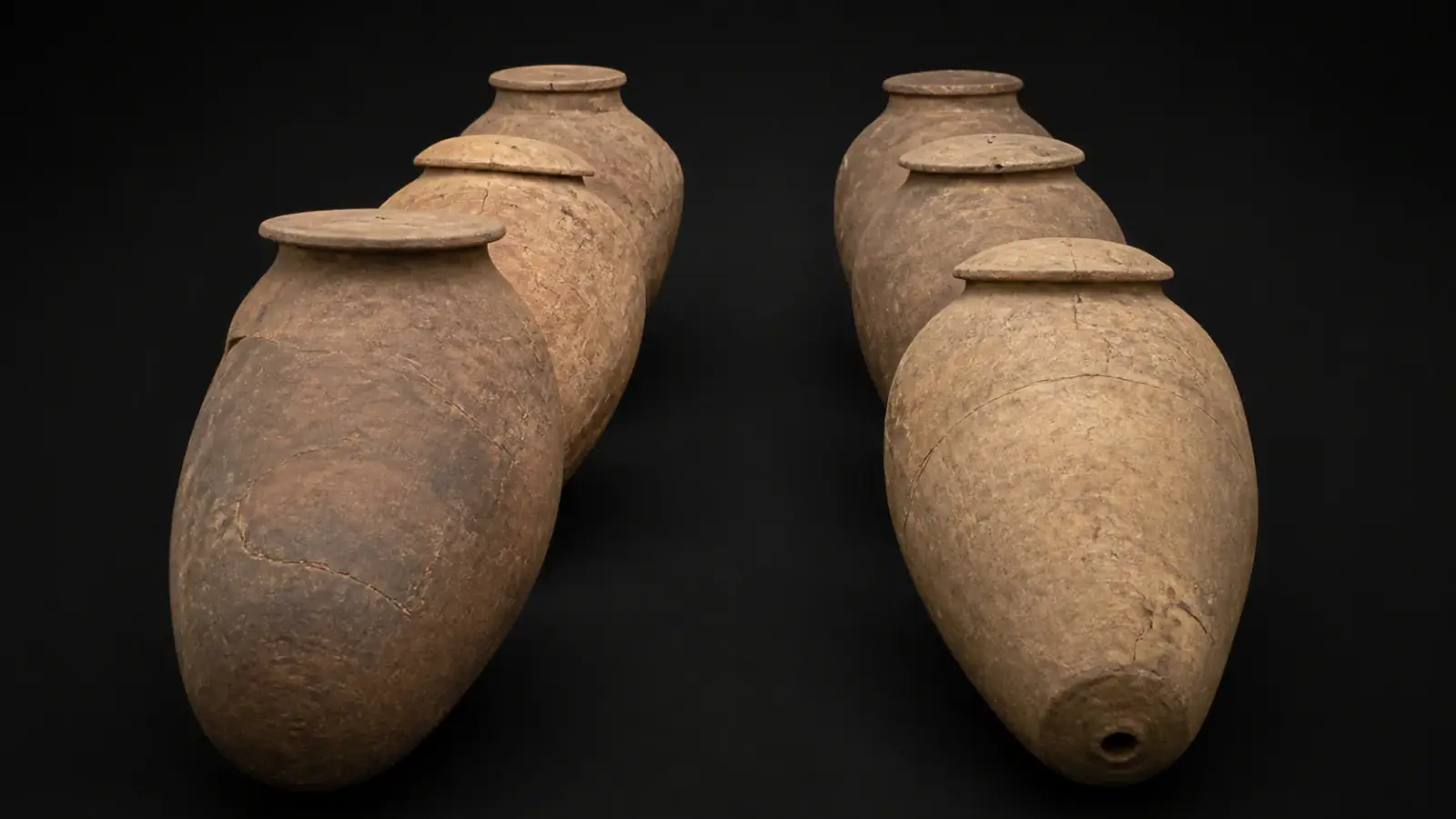 Recreación histórica específica de El camino de vasijas funerarias, Yoshinogari, Saga, Kyushu, Principalmente Yayoi medio, siglos II a. C.–I d. C.