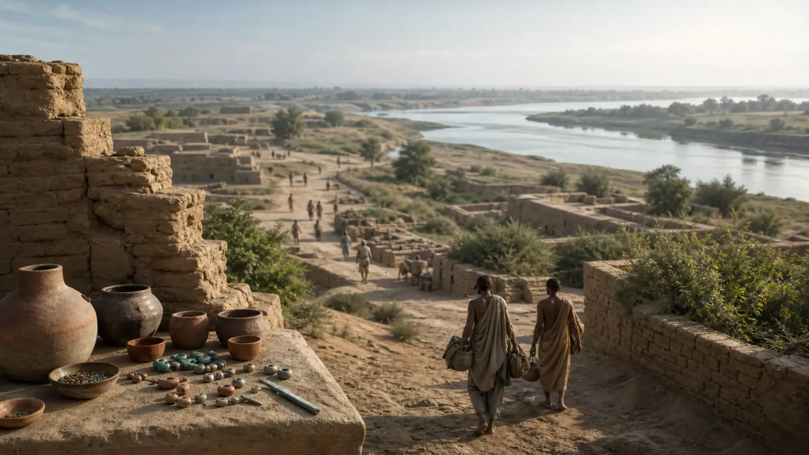 Reconstrucción histórica conceptual de Harappa