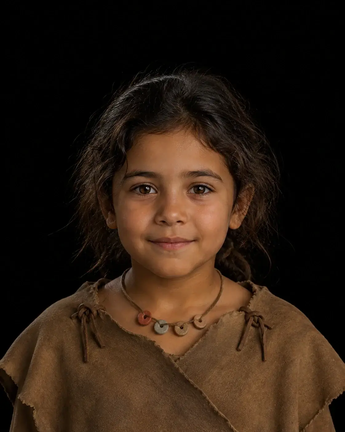 Retrato de Luma, personaje ficticio de 7 años