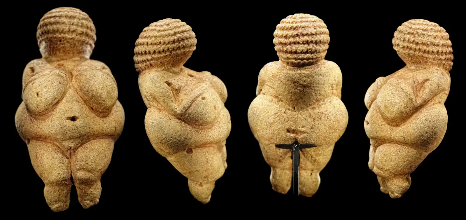 Vistas de la figurilla de Willendorf