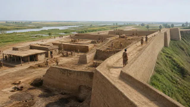 Imagem de Zhengzhou: uma cidade de terra apiloada