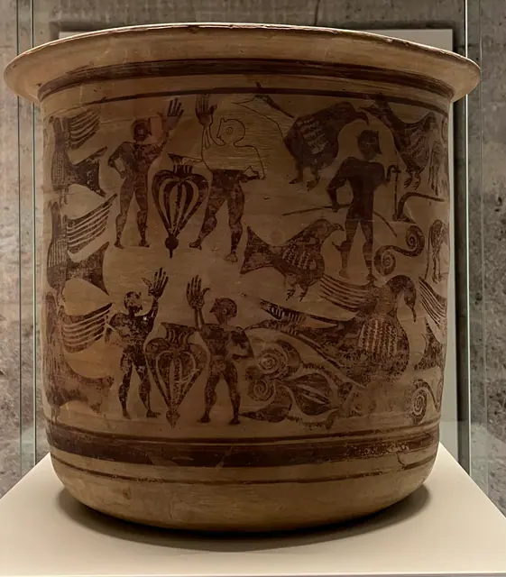 Fotografía del original: Kalathos de Alcorisa, Museo de Teruel 01359.