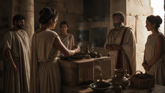 Pormenor contextual de O sarcófago que transformou um túmulo em aviso, associado ao cartão Ritual e religião
